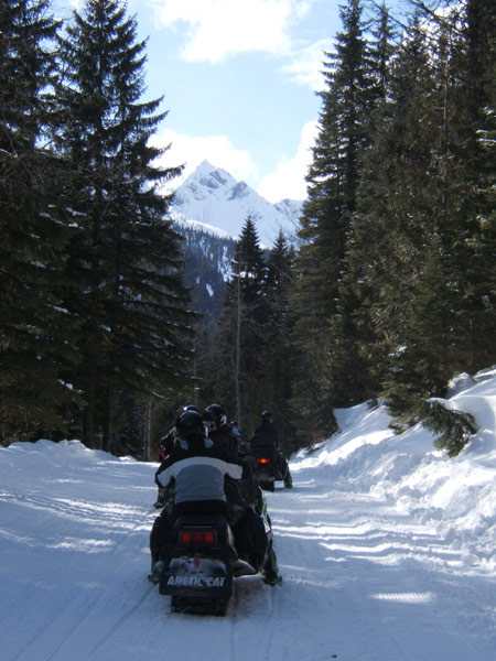 snowmobile tours in Fernie, BC